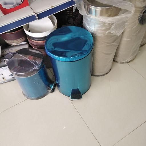 ريشة سله نفايات استيل 2