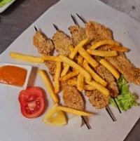 طبق اقاشي دجاج 
