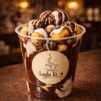 زلابيه بالشوكولاته صغير